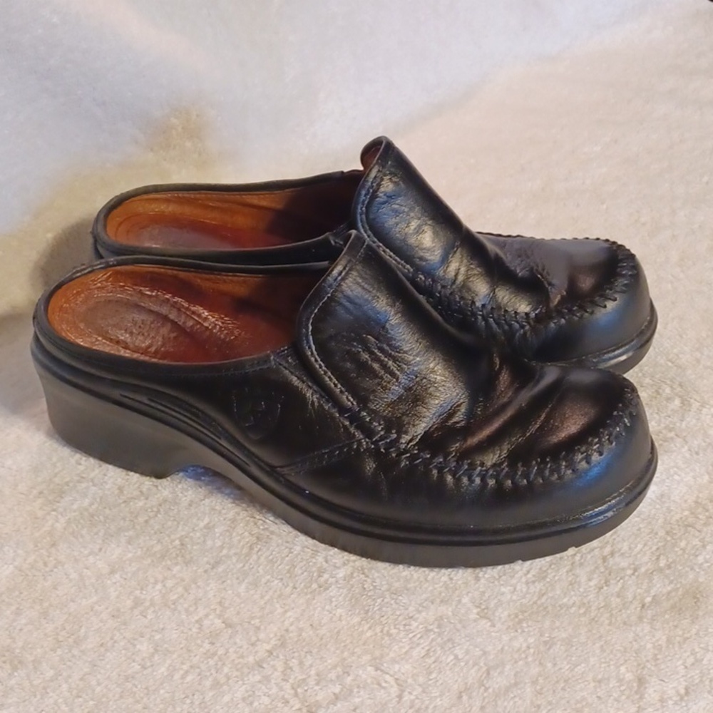 Ariat black leather mules women's size 8.5 clogs
